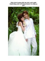 Giáo trình hướng dẫn tạo ảnh cưới nghệ thuật bằng cách sử dụng chanel và công cụ pen p1 ppt