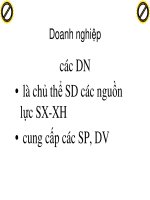 Quá trình hình thành và phương hướng phát triển nền kinh tế học trong quy trình kinh doanh p3 pptx