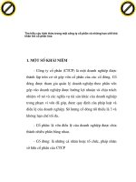 Tìm hiểu các hình thức trong một công ty cổ phần và những hạn chế khó khăn khi cổ phần hóa phần 1 pps