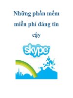 Những phần mềm miễn phí đáng tin cậy pps
