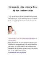 Sắc màu cầu vồng - phương thuốc kỳ diệu cho làn da mụn pps