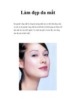 Làm đẹp da mắt docx