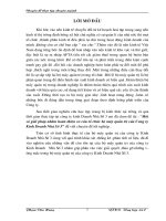 phân tích thực trạng hiệu quả sản xuất kinh doanh của công ty công nghiệp