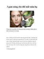 3 gam nóng cho đôi mắt mùa hạ docx
