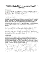 Thiết kế website động với mã nguồn Drupal 7 – phần 2 ppsx