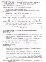 ĐỀ THI KHẢO SÁT CHẤT LƯỢNG LỚP 12 LẦN 3 NĂM 2011 Môn Toán - Trường THPT CHUYÊN pps
