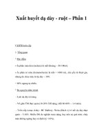 Xuất huyết dạ dày - ruột – Phần 1 pdf
