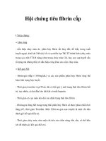Hội chứng tiêu fibrin cấp pptx