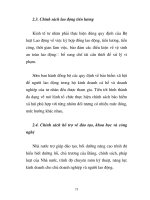 Quá trình hình thành tư liệu nghiên cứu phương thức đổi mới cơ chế chính sách tiếp nhận đổi mới p9 potx