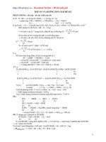 Đáp Án Đề Thi Thử Vào Đại Học, Cao Đẳng Môn thi: Hóa Học - Đề 012 pot