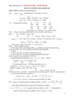 Đáp Án Đề Thi Thử Vào Đại Học, Cao Đẳng Môn thi: Hóa Học - Đề 013 docx