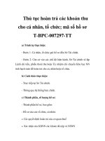 Thủ tục hoàn trả các khoản thu cho cá nhân, tổ chức; mã số hồ sơ T-BPC-007297-TT pot