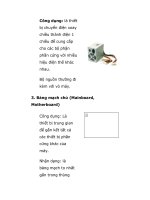 Quá trình hình thành định nghĩa về những thiết bị máy tính trong mô hình cấu tạo mạng LAN và WAN p2 potx