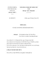 Thông báo số 208/TB-TY pot