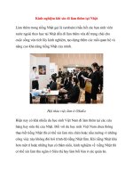 Kinh nghiệm khi xin đi làm thêm tại Nhật pps