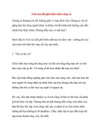 5 lời nói dối phổ biến chốn công sở docx