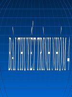 CHƯƠNG V: THỜI ĐẠI ĐÁ CŨ doc