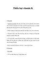 Thiếu hụt vitamin K ppsx