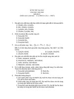 KÌ THI THỬ ĐẠI HỌC NĂM HỌC 2008-2009- BÀI SỐ 37 pdf