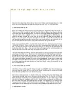 Khảo cổ học Việt Nam: Dấu ấn 2001 pptx