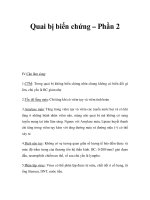 Quai bị biến chứng – Phần 2 pps