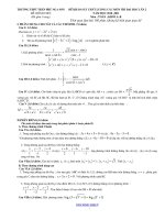 ĐỀ THI KSCL ĐẠI HỌC NĂM 2011 MÔN: TOÁN, KHỐI A - TRƯỜNG THPT PHÚ NGA SƠN doc