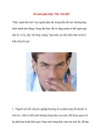 10 cách phát hiện “Mr. Nói dối” “ pot