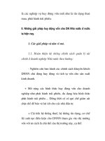 Quá trình hình thành những điều kiện để huy động vốn và các giải pháp tìm nguồn vốn trong quy trình phát triển của các doanh nghiệp nhà nước p6 docx