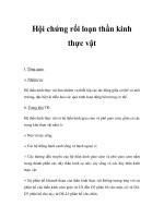 Hội chứng rối loạn thần kinh thực vật potx