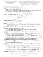 ĐỀ THI THỬ ĐẠI HỌC LẦN 2 NĂM 2011 MÔN: TOÁN, KHỐI A - TRƯỜNG THPT ĐÀO DUY TỪ doc