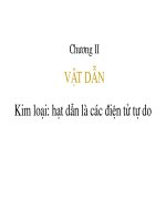 Vật lý đại cương - Hiện tượng cảm ứng điện từ phần 2 docx