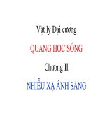 Vật lý đại cương - Nhiễu xạ ánh sáng doc