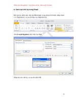 Giáo trình Outlook 2010 phần 4 pdf
