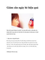 Giảm cân ngày hè hiệu quả pdf
