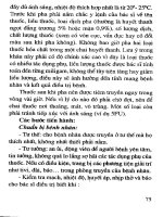 Chăm sóc và điều trị triệu chứng cho bệnh nhân ung thư part 6 pps