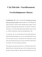 U Sợi Thần kinh – Neurofibromatosis pps