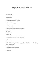 Dọa đẻ non & đẻ non ppt