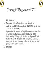 Quá trình hình thành và phương hướng phát triển nền kinh tế học trong quy trình kinh doanh p2 docx