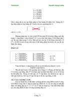 Giáo trình tin học : Tìm hiễu hệ chuẩn mã dữ liệu và cách tạo ra nó phần 7 pps