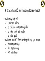 Quá trình hình thành và phương hướng phát triển nền kinh tế học trong quy trình kinh doanh p8 pot