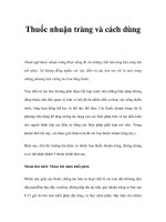 Thuốc nhuận tràng và cách dùng potx