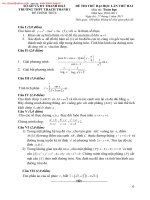 ĐỀ THI THỬ ĐẠI HỌC LẦN 2 NĂM 2011 MÔN: TOÁN, KHỐI A doc