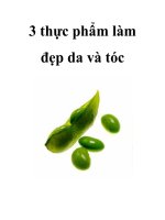 3 thực phẩm làm đẹp da và tóc ppsx
