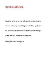 Cơn ho cuối cùng pps