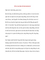 Để có sức khỏe tốt khi du lịch hè ppsx