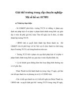 Giải thể trường trung cấp chuyên nghiệpMã số hồ sơ: 017891 doc