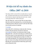 10 tiện ích hỗ trợ dành cho Office 2007 và 2010 pps