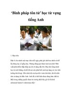 ‘Binh pháp tôn tử’ học từ vựng tiếng Anh docx