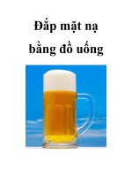 Đắp mặt nạ bằng đồ uống potx