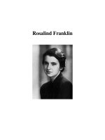 Rosalind Franklin doc